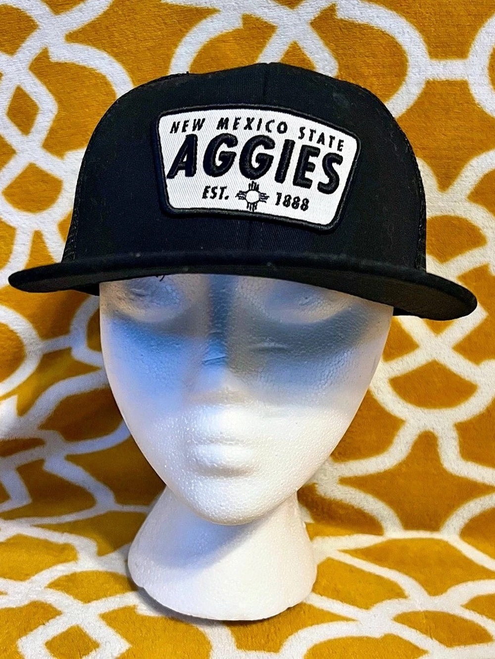 Melonwear New Mexico State Aggies Trucker Hat Black